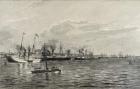 The Naval Review in Kiel on the 3rd September 1890 (engraving)
