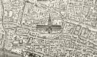 St. Paul's Cathedral and vicinity in the time of Henry VIII, from 'The National and Domestic History of England' by William Hickman Smith Aubrey (1858-1916) published London, c.1890 (litho)