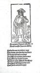 Francois Villon, from 'Oeuvres' (f.1v) by Francois Villon, pub. 1489 (woodcut)