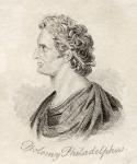 Ptolemy II Philadelphus, from 'Crabb's Historical Dictionary', published 1825 (litho)