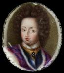 Miniature of Charles XI, King of Sweden, 1690 (enamel on copper)