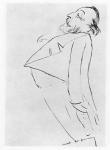 Caricature of Catulle Mendès (litho)