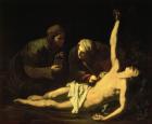 Saint Sebastian Attended by Saint Irene, 1628 (oil on canvas)