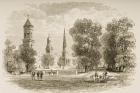 Yale College, New Haven, in c.1870, from 'American Pictures' published by the Religious Tract Society, 1876 (engraving)