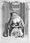 Idol -Worship or the Way to Preferment, 1740 (engraving)