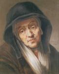 Copy of a portrait by Rembrandt of his mother, 1776 (pastel on paper)