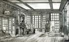 Studio for James Tissot Esquire, Grove End Road, 1874 (litho) (b/w photo)