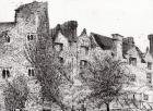 Castle ruin Hay on Wye, 2007, (ink on paper)