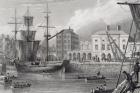 The Custom House, Limerick, Ireland in the 1830s, from 'Scenery and Antiquities of Ireland' by George Virtue, 1860s (engraving)