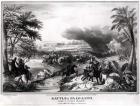 Battle of Palo Alto. Charge of Captain May's Dragoons in which General La Vega was taken prisoner, 8th May 1846 (engraving) (b&w photo)