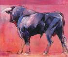 Toro Azul, 1998 (oil on canvas)