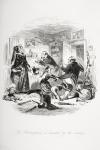 The Midshipman is boarded by the enemy, illustration from 'Dombey and Son' by Charles Dickens (1812-70) first published 1848 (litho)