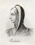 Isabella I, Queen of Castile and Leon, from 'Crabb's Historical Dictionary', published 1825 (litho)