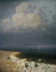 Lake Ladoga, 1873 (oil on canvas)