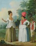 West Indian Women of Colour, with a Child and Black Servant, c.1780 (oil on canvas)