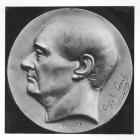 Medallion of Auguste Comte (marble)