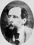 Charles Dickens, c.1863 (b/w photo)