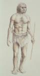 Neanderthal Man (pencil on paper)