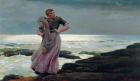 A Light on the Sea, 1897 (oil on canvas)