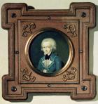 Portrait of Wolfgang Amadeus Mozart (1756-91), 1773 (ivory)