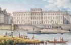 View of the Hotel des Monnaies at the Confluence of the Two Branches of the Seine (w/c on paper)