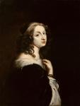 Christina, Queen of Sweden, c.1650 (oil on copper)