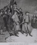 Surrender of Fort William and Mary, from Harper's Magazine, 1886 (litho)