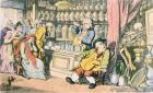 'Death and the Apothecary' or 'The Quack Doctor', illustration from 'The English Dance of Death', published by R. Ackermann, London 1815-17 (colour etching)