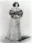 Marie-Louise Motier de La Fayette (1615-65) (engraving) (b/w photo)