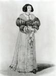 Marie-Louise Motier de La Fayette (1615-65) (engraving) (b/w photo)