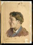 Portrait of Anton Chekhov (1860-1904) (oil on canvas)