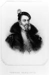 Thomas Radclyffe (c.1526-83) 3rd Earl of Sussex (engraving) (b/w photo)