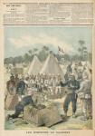 New Year's Boxes in Dahomey, from 'Le Petit Journal', 31st December 1892 (colour litho)