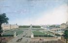 View of the Place Louis XV and the Jardin des Tuileries, 1815-30 (gouache on paper)