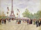 Entrance to the Exposition Universelle, 1889 (oil on canvas)