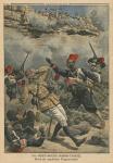 Ambush at Abir-Taouil, death of Captain Fiegenschuh, illustration from 'Le Petit Journal', supplement illustre, 6th March 1910 (colour litho)