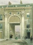 Gateway to the River, Essex Street, 1857 (w/c on paper)