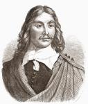 Philips Wouwerman or Wouwermans, 1619 - 1668. Dutch artist. From Histoire des Peintres de Toutes les Écoles, École Hollandaise, published 1863. (litho)