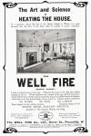 Early 20th century advertisement for The Well Fire. From The Mansions of England in the Olden Time, published 1906.