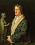 Portrait of the sculptor Bertel Thorvaldsen, 1823 (oil on canvas)