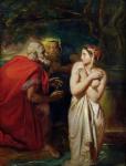 Susanna and the Elders, 1856 (oil on panel)