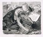 A Learned Man Absorbed in the Koran, 19th century (engraving on paper)
