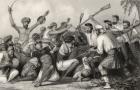 Conflict with the Ghazees before Bareilly on 6th May 1858, from 'The History of the Indian Mutiny', published in 1858 (engraving)