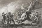 Death of General Montgomery at the Battle of Quebec,1775, from 'Gallery of Historical Portraits', published c.1880 (litho)