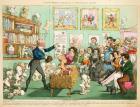 Calves' Heads and Brains; or a Phrenological Lecture, 1826 (colour etching)