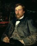 Portrait of the Artist Illarion Mikhailovich Pryanishikov (1840-94), 1883 (oil on canvas)
