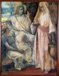 Christ in the House of Martha and Mary, 1924 (pastel on paper)