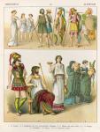 Greek Dress, from 'Trachten der Voelker', 1864 (coloured lithograph)