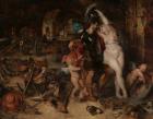 The Return from War: Mars Disarmed by Venus, c.1610-2 (oil on panel)