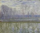 On the Shores of the Loing, 1896 (oil on canvas)